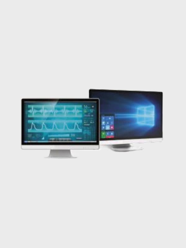 panel pc medicale 24 pollici montato su riunito odontoiatrico