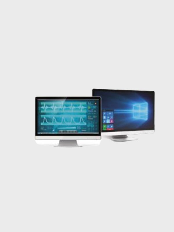 panel pc medicale 27 pollici installato su riunito odontoiatrico