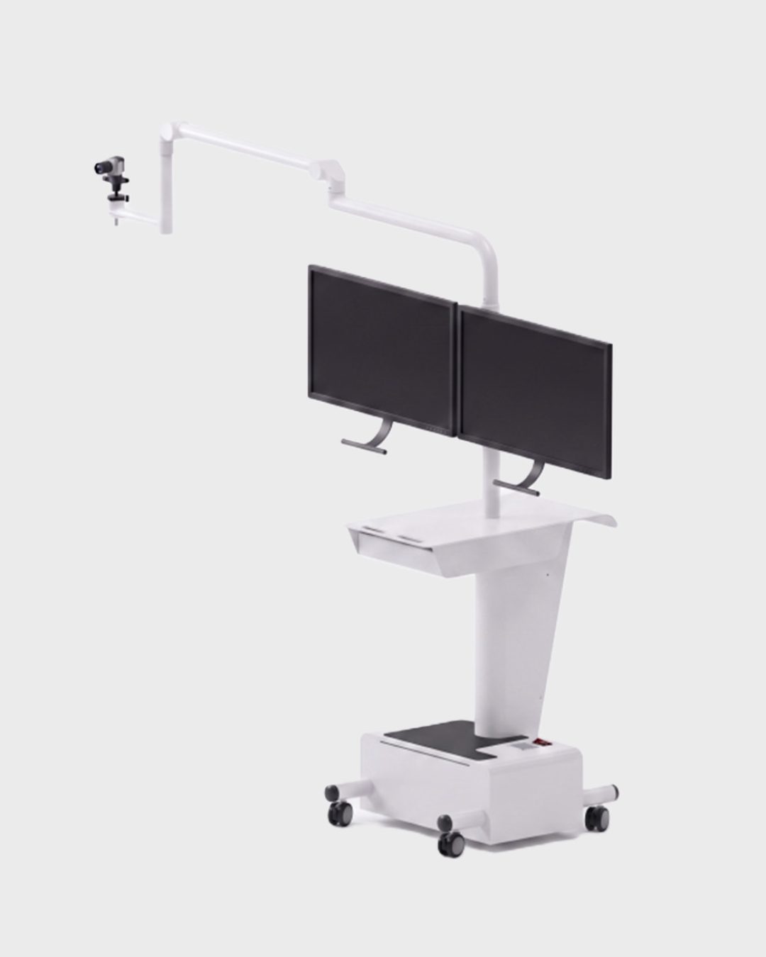 carrello stativo xl in alluminio per studio dentistico e laboratorio